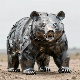 nature cam action capture, metal angry bear, 4k