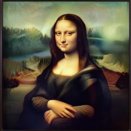 van gogh mona lisa