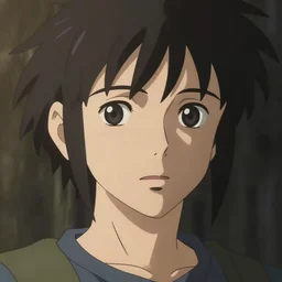 head portrait flcl by makoto shinkai concept art by syd mead