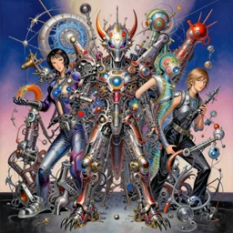 hyper aesthetic artwork by ai artist greg heckman, painted by yoshi makimori, illustrated by don hertzfeld, next level, hypermaximum uber polished mega gonzo