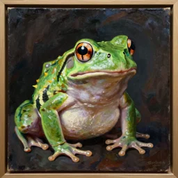 Portrait of a frog, Oil on canvas, Musée d'Orsay catalog
