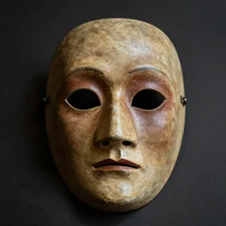 an old creepy mask