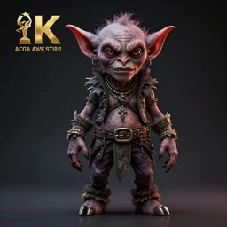 full body pose, hyperrealistic photograph of a goblin rockstar, dim volumetric lighting, 8 k, octane beautifully detailed render, extremely hyper detailed, intricate, epic composition, cinematic lighting, masterpiece, trending on artstation, very very detailed, stunning, hdr, smooth, sharp focus, high resolution, award, winning photo, dslr, 5 0 mm