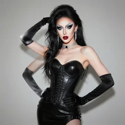 slender man as a drag queen