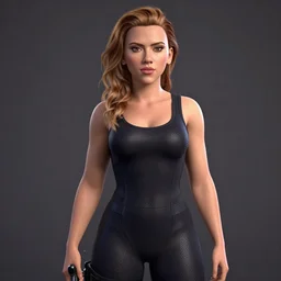 scarlett johansson playstation 1 render