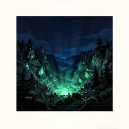 glow in the dark by disney concept artists, blunt borders, rule of thirds