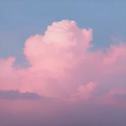 a painting of pink clouds in the sky by hsiao - ron chen and ian fischer, featured on tumblr, digital art, matte background, soft mist, wallpaper