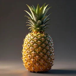 a single delicious pineapple, digital art, concept art, trending on DeviantArt, trending on Artstation, high quality, 8K HDR, octane render, unreal engine 5, path tracing, dramatic lighting, cinematic, highly detailed