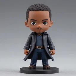 a nendoroid of anthony mackie as sam wilson