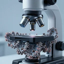 fractals under professional microscope, detailed, high resolution, photorealistic, detailed organic shapes, 8k