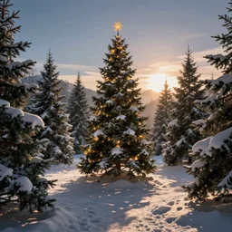 A beautiful christmas morning
