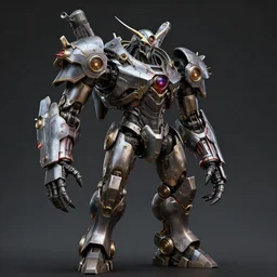 Malicious Gothpunk Mech of Metal Gear Solid 4, masterpiece by Edgar Maxence and Ross Tran and Michael Whelan, gustav dore, 8k, octane render