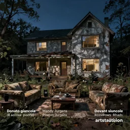 night time | dilapidated living room of modern kentucky house, very dark lighting | painted by donato giancola and mandy jurgens and rossdraws and rhads | featured on artstation