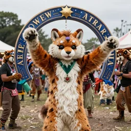 Photo (undated) taken at Midwest FurFest's yearly fursuiter ritual/rave to keep The Astral Gate closed and hold the World-Eater at bay and so allow a new year to come.  Numinous manifestation levels were at record high, resulting in several existential topological defects being breached,  but the experience convention organizers found levels manageable.