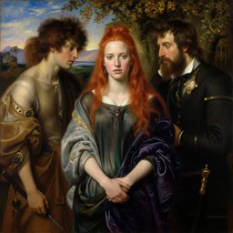 a beautiful painting of jessica chastain by john everett millais and dante gabriel rossetti and john collier and john william waterhouse, preraphaelite, detailed, trending on artstation, hd, masterpiece