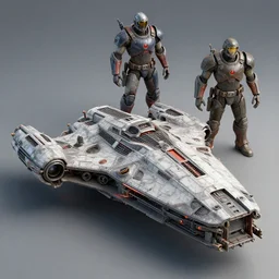 highly detailed cinematic scifi render of 3 d sculpt of fury road spaceship, guardians of the galaxy, star wars, maschinen krieger