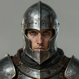 the doomslayer as a realistic fantasy d & d knight, closeup portrait art by donato giancola and greg rutkowski, realistic face, digital art, trending on artstation, symmetry, centered
