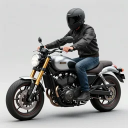 bradley on a motorcycle