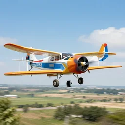 english lab flying a plane