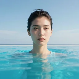 a professional photographic portrait view picture of a heavenly swimming pool in the sky, photographic filter unreal engine 5 realistic hyperdetailed 8 k ultradetail cinematic concept art volumetric lighting, fantasy artwork, very beautiful scenery, very realistic painting effect, hd, hdr, cinematic 4 k wallpaper, 8 k, ultra detailed, high resolution, artstation trending on artstation in the style of albert dros glowing rich colors powerful imagery
