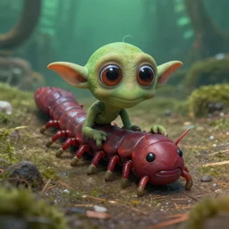 gollum - faced centipede