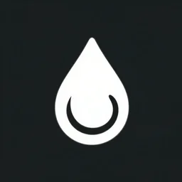 simple wheat waterdrop logo