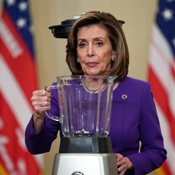 nancy pelosi in a blender