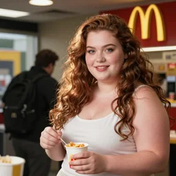 a fat guy robbing a mcdonalds cctv footage
