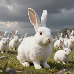 an army of zombie rabbits
