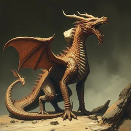 dragon, full body concept, dragon by beksinski