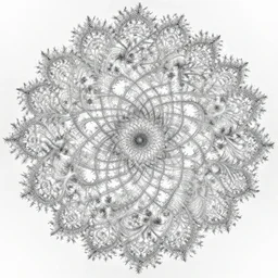 intricate fractal abstraction, artstation, ranz sedladeck, carl larsson