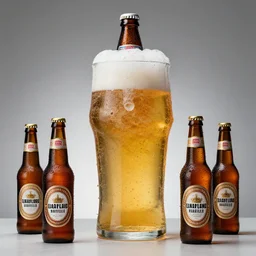 totally absurd crazy studio photograph for beer, commercial photography, fashion photography, weird advertising, in the style of david lachapelle