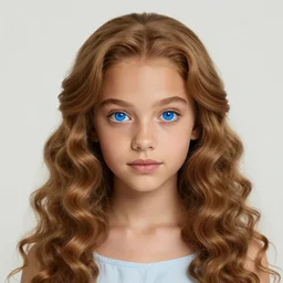 princess kikomi. at 1 7 her olive - colored skin, rich light - brown hair that fell in cascades of curls, and bright blue eyes that that shone like two deep, calm wells were the stuff of legends and bards'songs