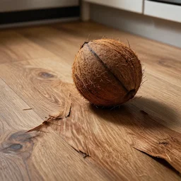 the coconut bark for the kitchen floor,, silly, coconut, highly detailed, sharp, cinematic, 8 k,