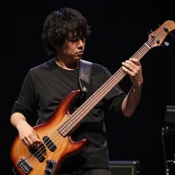 a bass playing the bass