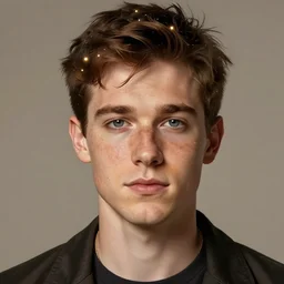 portrait of archie andrews, freckles, intricate, elegant, glowing lights, highly detailed, digital painting, artstation, concept art, smooth, sharp focus, illustration, art by wlop, mars ravelo and greg rutkowski