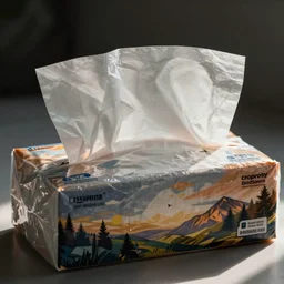 box of facial tissues, close up, instagram