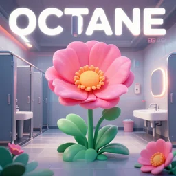 octane render weta digital 8 0 s movie poster vaporwave aesthetic meeting restroom houdini showcase demoreel beautiful bloom futuristic
