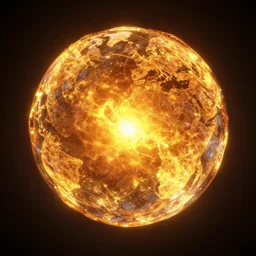 whoa, amber is the color of your energy,, global lighting, digital art, artstation