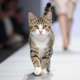 kitten on the catwalk
