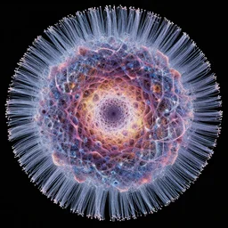 fringe thought diffuse mind fractal spasm gluon macro spike torus grin high detail artistic