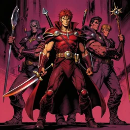 dungeons and dragons character, by larry elmore, gerald brom, ralph horsley, wayne reynolds, strong line, deep color, high contrast