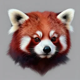 anthropomorphic limacon trisectrix head in opal edgy darkgrenadine red panda, intricate, elegant, highly detailed animal monster, digital painting, artstation, concept art, smooth, sharp focus, illustration, art by artgerm, bob eggleton, michael whelan, stephen hickman, richard corben, wayne barlowe, trending on artstation and greg rutkowski and alphonse mucha, 8 k