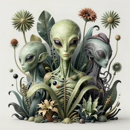 hyper - detailed matte illustration of alien flora. 3 d portrait by iris van herpen based on art forms in nature by zaha hasid, zdzisław beksinski and alphonse mucha