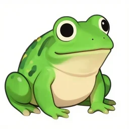 a depiction of 🐸