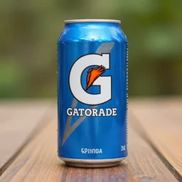 an electric blue gatorade