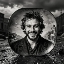 wet plate photography, rasputin smiling, beksinski