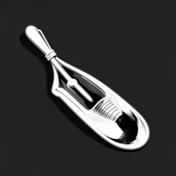 a single hop, 2 d, vector, flat art, black and white