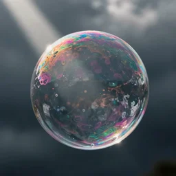 photo of soap bubble