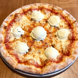 of pizza with ice cream flavored